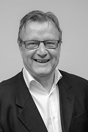 Black and white image of David Monck Black and white image of David Monck