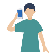 A person talking on a mobile phone